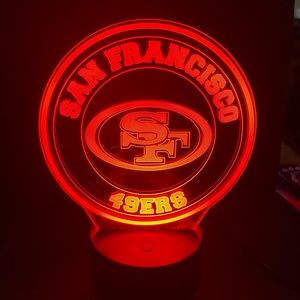 Aquarius Color changing 3D LED lamp